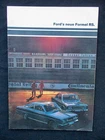 FORD TAUNUS RS P6 P7 A4 1968 A4 20S.  Brochure German brochure 1098
