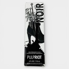 Pulp Riot Semi Permanent Hair Color Black Noir 4oz 118mL Vegan No Ammonia