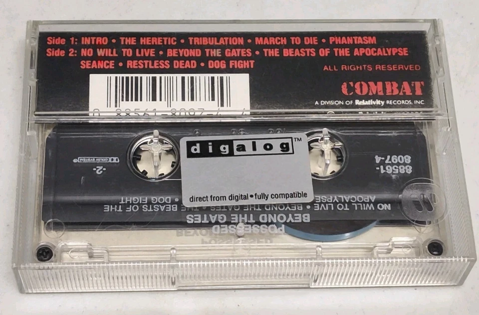 1986 Possessed Beyond The Gates Death Metal Combat 88561-8097-4 Rare RelativityR - Image 2 of 4