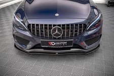 Maxton Design Frontlippe V.1 passend f&uuml;r Mercedes-AMG C 43 / AMG-Line W205 schwa