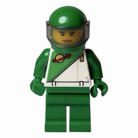 LEGO City Statue Futuron Green Minifigure - cty0582 - Set 60097