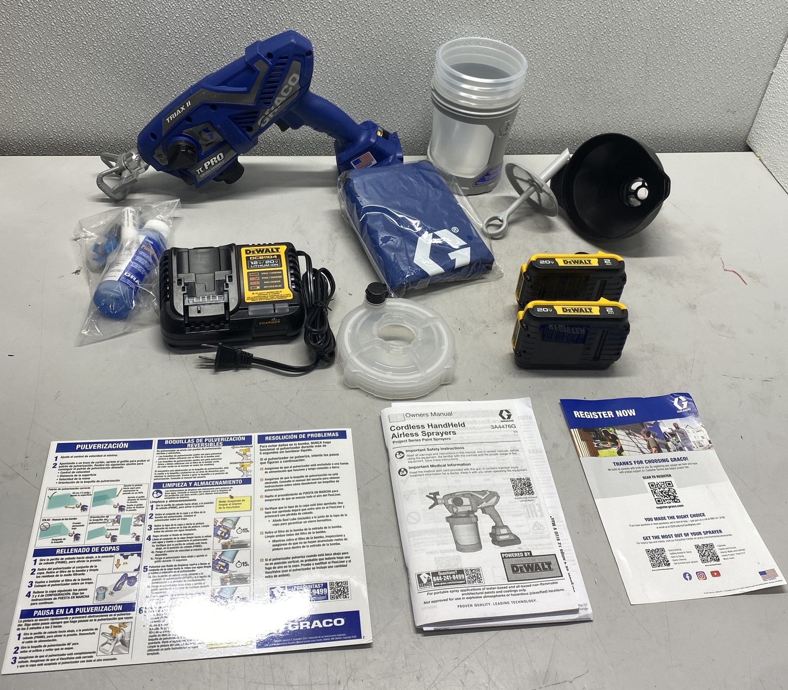 Graco TC Pro Cordless Handheld Airless Paint Sprayer 17N166