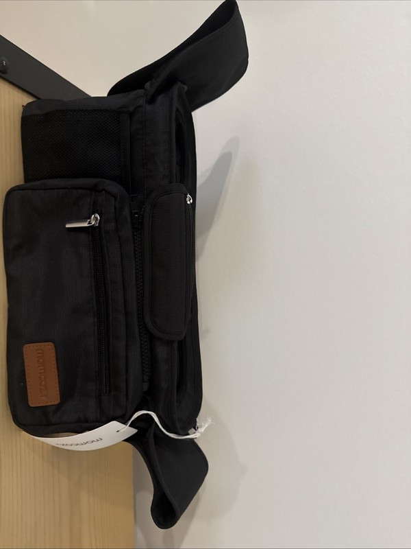 Momcozy Universal Stroller Organizer with Insulated Cup Holders Shoulder Strap