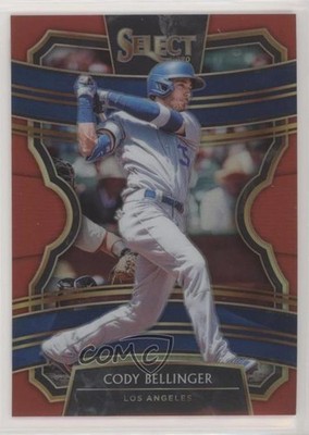 2020 Panini Select Red Prizm 26/199 Cody Bellinger #9 1b8