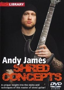 Andy James - Shred Concepts/Lick Library von not spe... | DVD | Zustand sehr gut