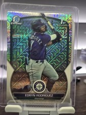 2023 Bowman Chrome Prospects Mojo Refractor #BCP-185 Edryn Rodriguez 1st