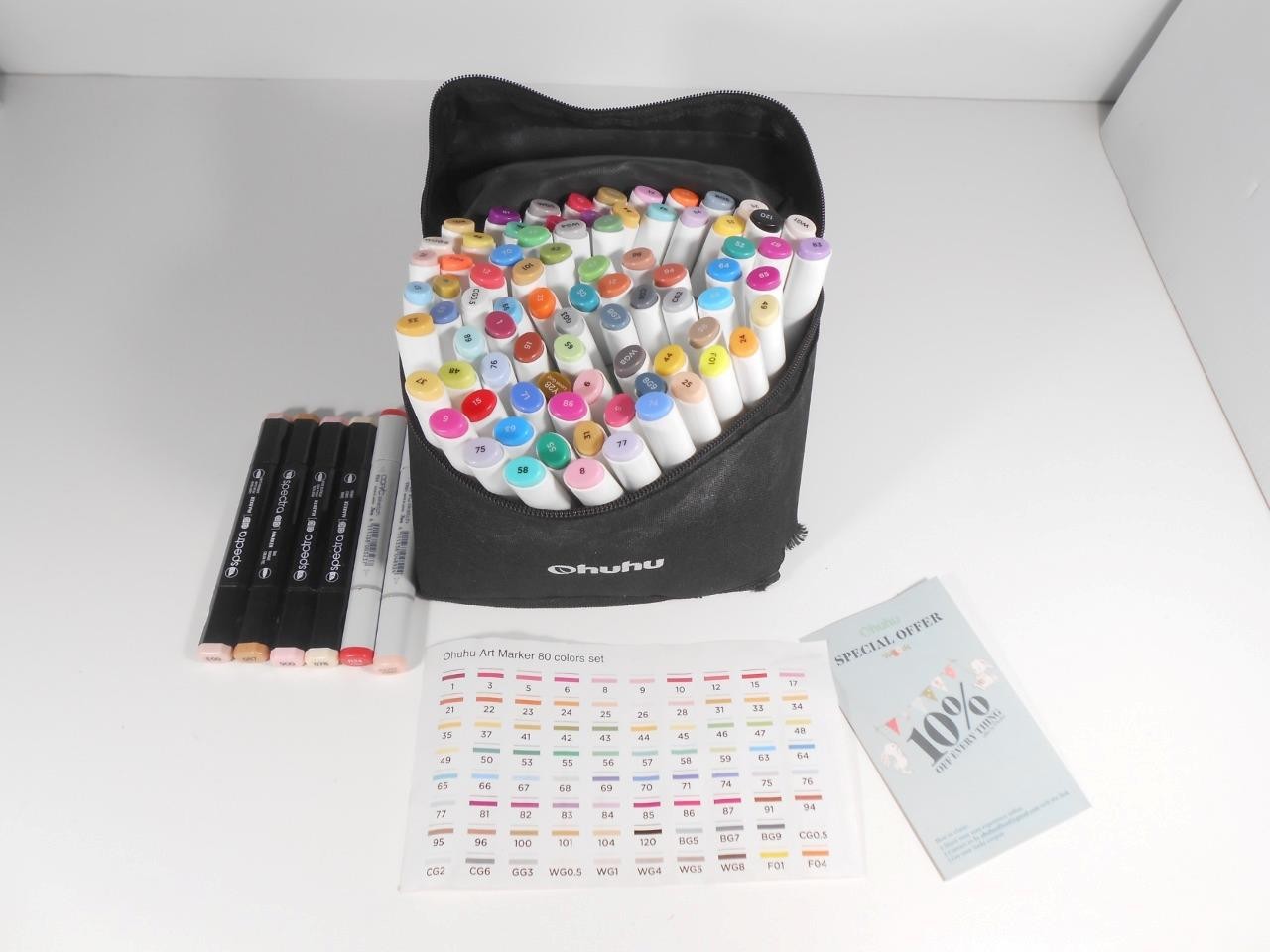 80 Colors - Dual Tip Broad & Fine Point