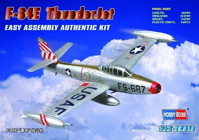 Hobbyboss 80246 - 1:72 American F-84E 'Thunderjet'- Neu