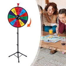 Adjustable 24" Prize Wheel 14 Slots Dry Erase Wheel of Fortune Spinning Wheel UK