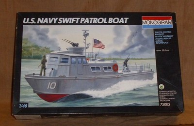 Bausatz U.S. Navy Swift Patrol Boat-Monogram 75003-1:48-opv-komplett-Zustand 1