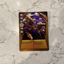 Bakugan COPPER LANCE Metal Gate Card COPPER 2010 BA1209-GA-SM-GBL 17/47e