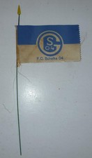 FC Schalke 04 kleine Fahne Fähnchen 60er Jahre Bundesliga Kirmes