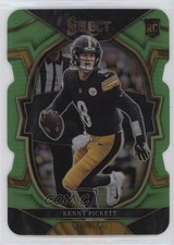 2022 Panini Select Concourse Neon Green Prizm Die-Cut /299 Kenny Pickett #64 2jq