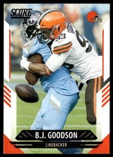 2021 Score B.J. Goodson Cleveland Browns #111