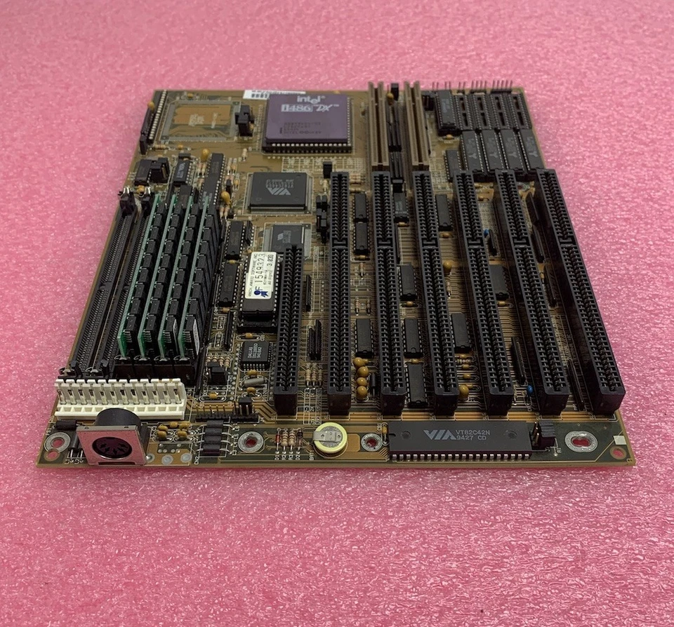 Placa madre FIC 486-GVT-2 Intel 80486DX 33 MHz 16 MB de RAM sin escudo Foto 4 de 4