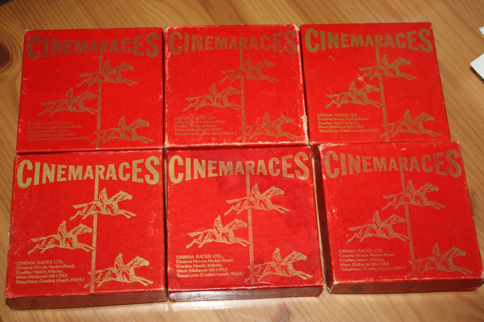 VINTAGE 1960's CINEMA RACES FILMS - PLEASE READ