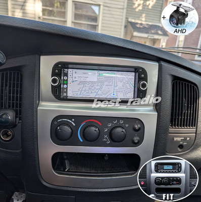 Radio Car Radio Stereo Carplay For 2002-2005 Dodge Ram Carplay Head Unit Camera