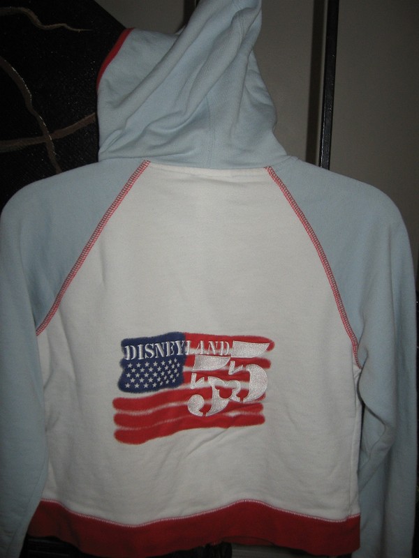 Girls Disneyland 55 Zippered Hooded Sweatshirt / Jacket