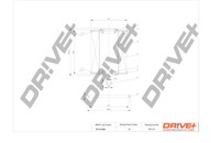 Dr!ve+ DP1110.13.0036 Kraftstofffilter FÜR CitroËN Mitsubishi Nissan Opel Renau