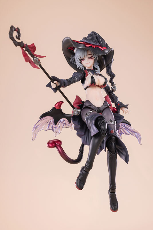 PSL Apprentice Witch Hoshikawa Neco 1/12 Action Figure Black Hair