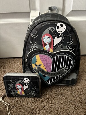 Loungefly Nightmare Before Christmas Jack Sally Heart Mini  display picture 2