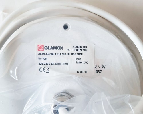 Glamox AL6083301 AL60-SC160 LED 700 HF 830 QCE B0 WH WO DECOR - CABIN LIGHT - Picture 7 of 13