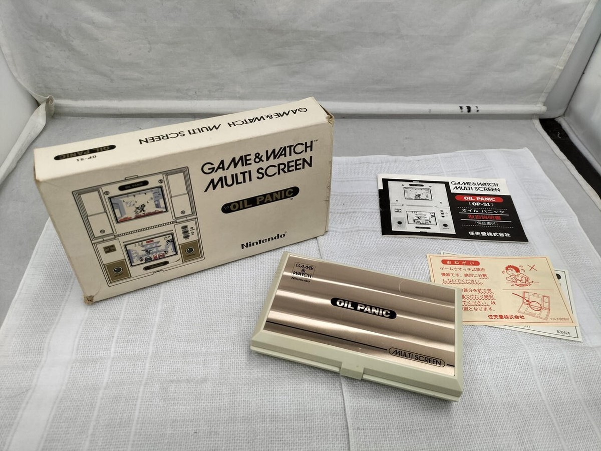 【希少】OIL PANIC OP-51 任天堂 ゲームウォッチ オイルパニック 任天堂 超レア ヴィンテージ ゲームウォッチ GAME&WATCH
