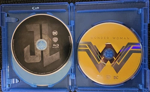 Justice League Aquaman Wonder Woman Blu Ray DC Comics Superman Flash Cyborg