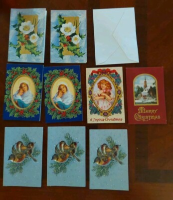 Old World Christmas Gift Tags Cards Merck Family Ornaments
