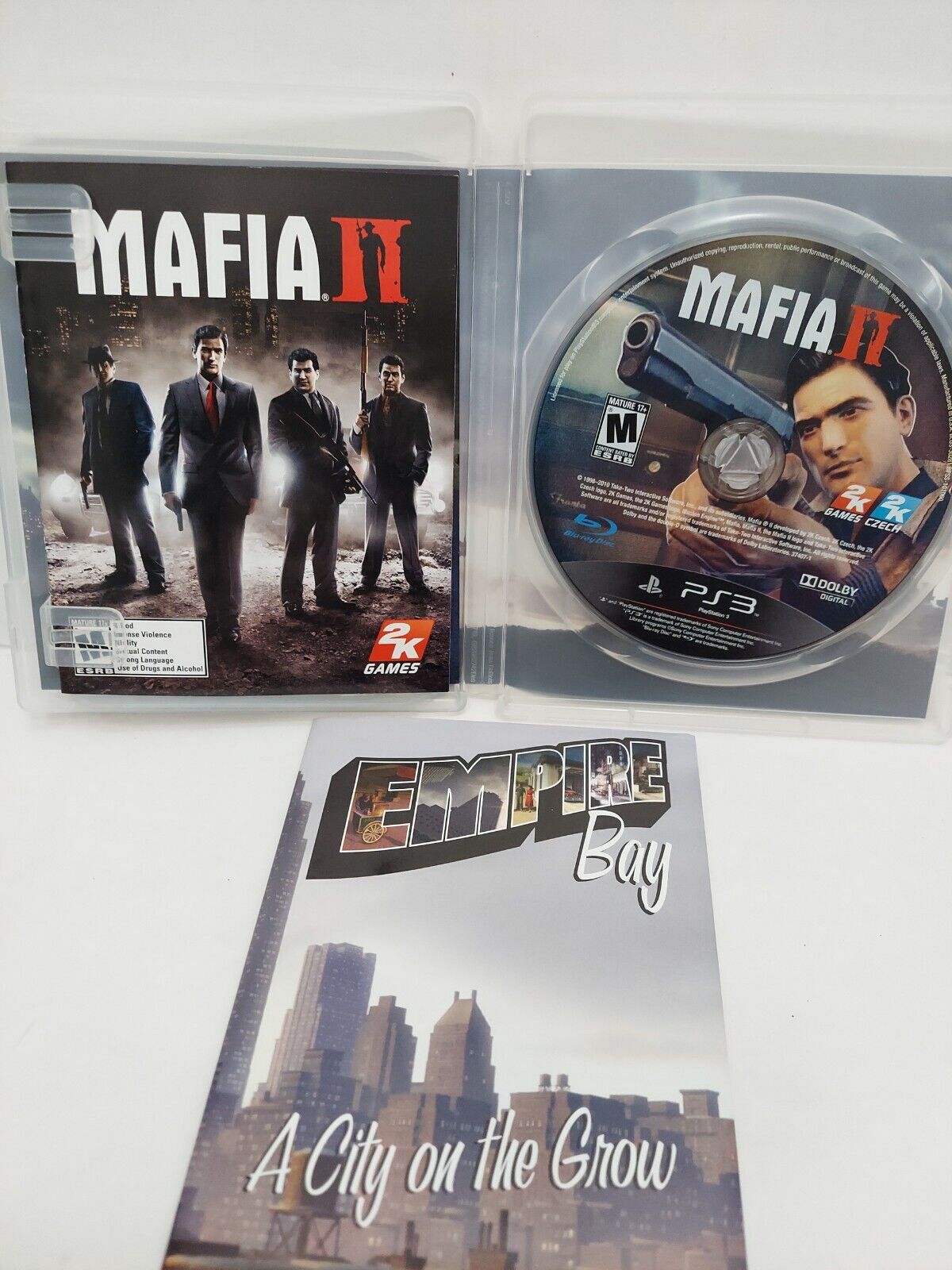 Mafia II 2 Sony PlayStation 3 PS3 Game Complete CIB & Tested w/ Map  710425374074 