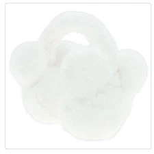 Japan Tokyo Disney Resort Store Earmuffs Ear Muffler HeadBand Hat White Used