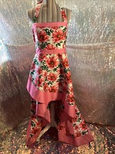 ALICE + OLIVIA "Florence" High Low Floral Dress High Tea Floral Sz 14 MSRP$1195