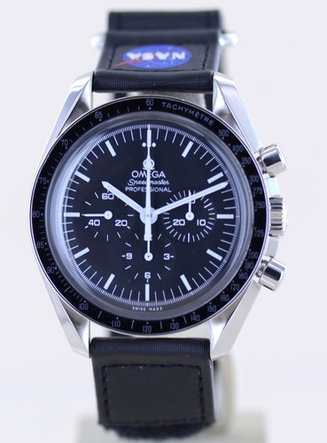 Omega Uhr Speedmaster Professional Chrono Moonwatch Plexiglas 1861 Textilband - Bild 12 von 20