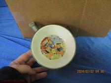 VINTAGE The Three Little Pigs Baby or Child's Warming Dish BOWL