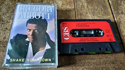 GREGORY ABBOTT - SHAKE YOU DOWN -  CASSETTE TAPE ALBUM 1986
