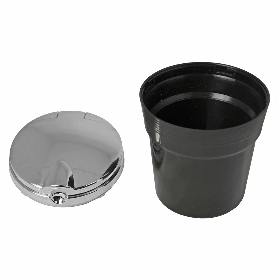 New LED Automotive Cup Holder Ashtray Coin Holder Cigarette Auto Car Truck Black Foto 2 de 3