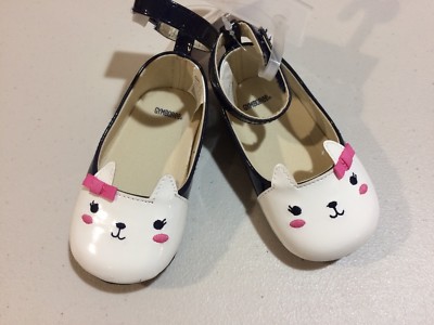 NWT Gymboree perfect Prep Cat Kitty Shoes Baby Girl Crib shoes 03,04