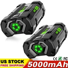 2Pcs For EGO 56Volt Power+ BA2800T 5 Ah Lithium-ion Battery BA1400 BA4200 BA1120