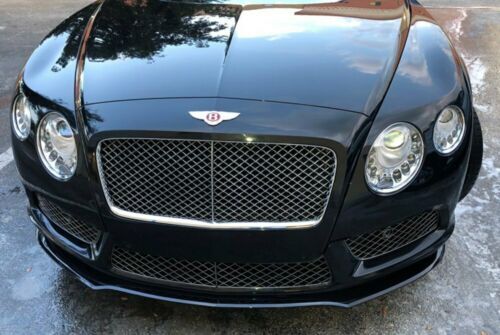 Front Bumper Lip Spoiler Luxe-GT Style Fiberglass For Bentley Continental 12-15