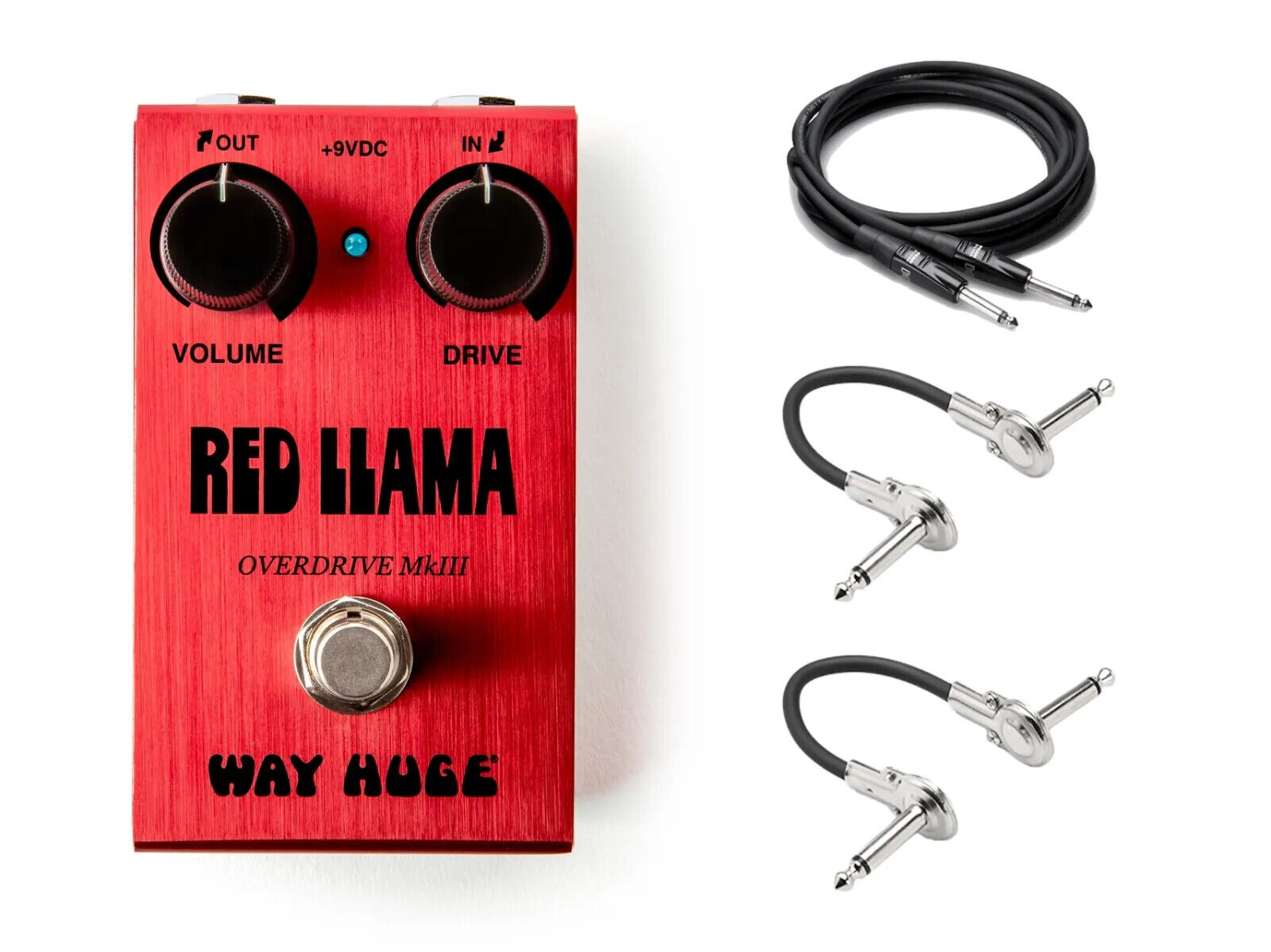 New Way Huge Smalls WM23 Red Llama Overdrive MkIII Guitar Effects Pedal