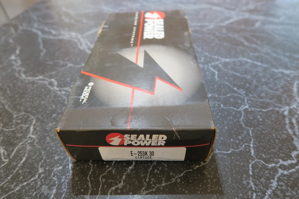 Juego de anillos de pistón vintage Pontiac 370/389 (1958-1966) potencia sellada E-253K 30 Foto 4 de 4