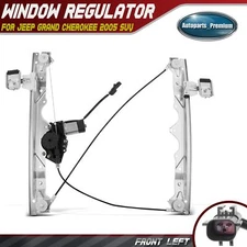 Power Window Regulator w/ Motor for Jeep Grand Cherokee 2005 SUV Front Left LH