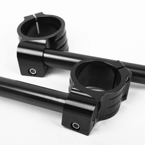 43mm Clip-On 7/8 Handlebars Raised for Yamaha YZF-R6 1999-2004 R6S 06-09 FZR1000 - Picture 4 of 4