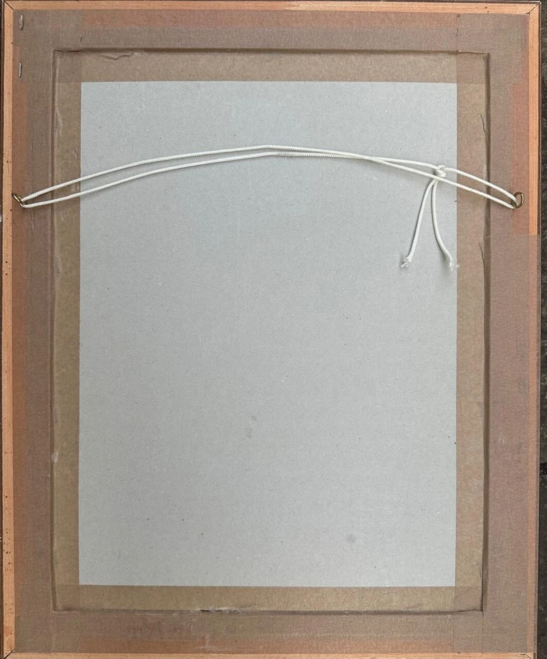 Yuri Gusev (ruso, 1928-2012): Retrato de un pionero, firmado óleo a bordo Foto 4 de 4