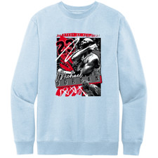 NEW Art Society x RETRO KINGS AIR MJ 23 90s ICE BLUE Crew Sweater S-4XL MADE USA
