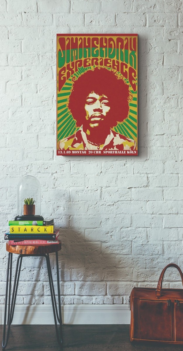 JIMI HENDRIX CONCERT POSTER QUALITY PHOTO PAPER/CANVAS R483 | eBay