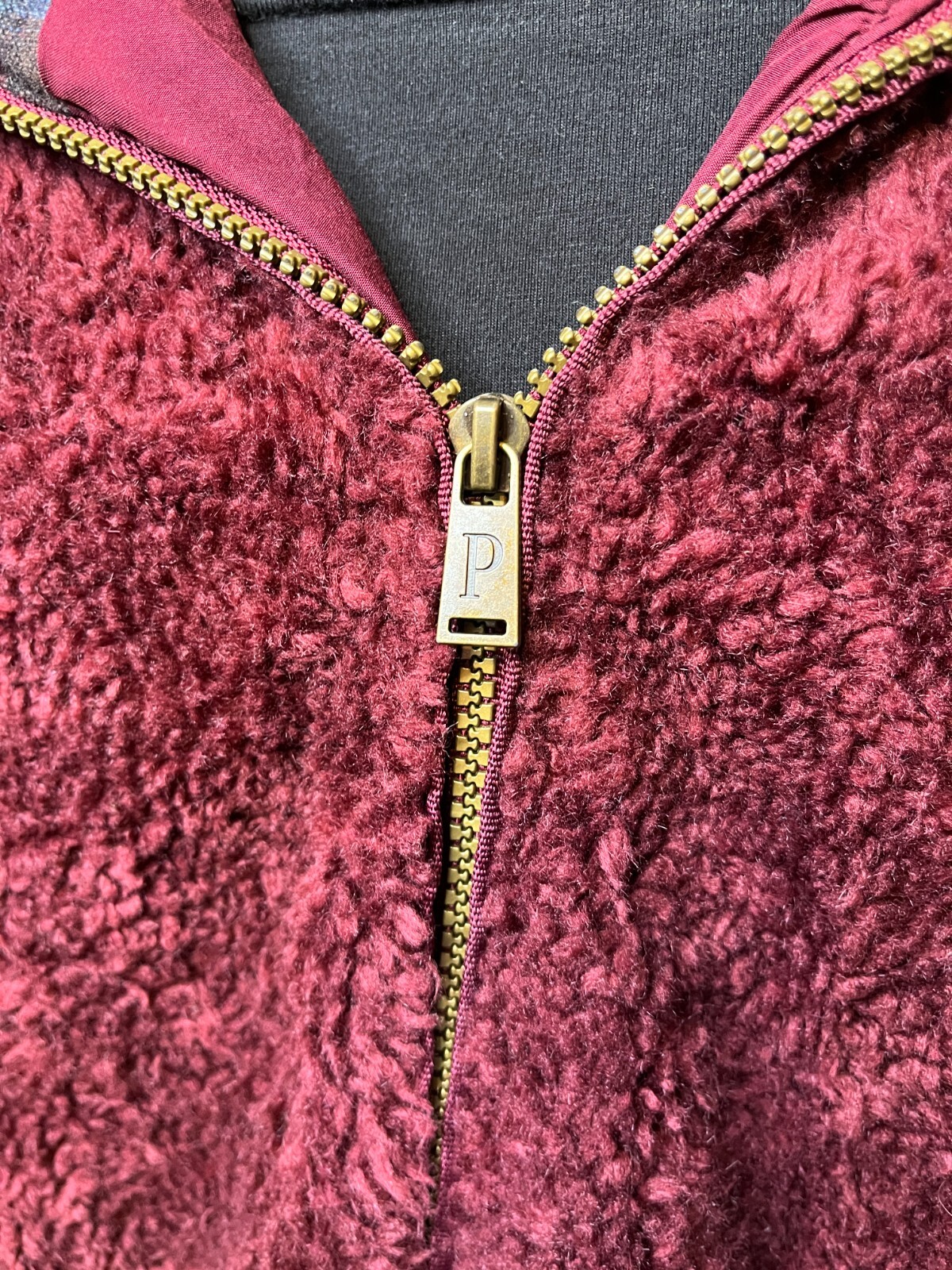 Pendleton Women's Maroon Full Zip Long Sleeve Woo… - image 5