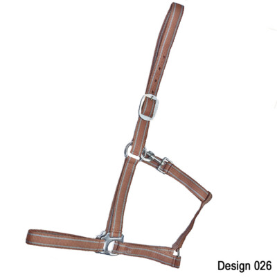 1x Nylonhalfter Weidehalfter Halfter Full/Warmblut Design 026