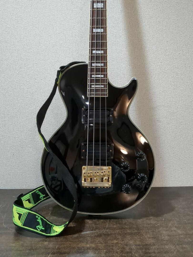 ベース GrassRoots G-LB-52CC Electric Bass Guitar Grassroots G-LB-52 Black Color Good