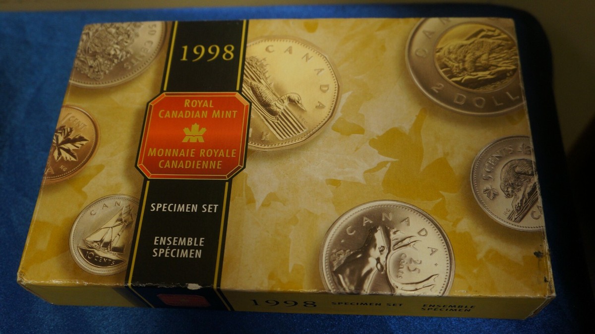 1998 Royal Canadian Mint Specimen Set w original packaging | eBay